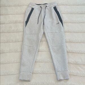 American Eagle Jogger athletic pants gray black Sweatpants zip pockets men’s XS